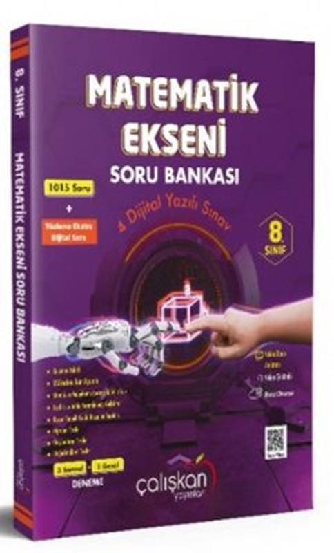 resm Çalışkan Yayınları 8. Sınıf Matematik Ekseni Soru Bankası