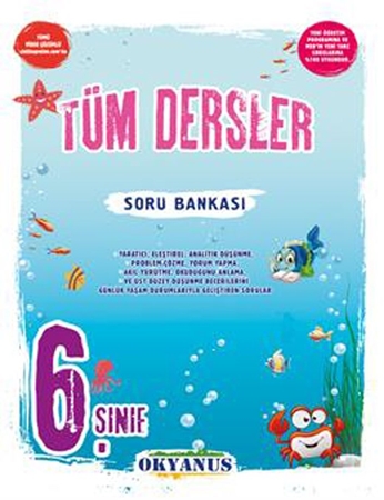 Resim Okyanus Yayınları 6. Sınıf Tüm Dersler Soru Bankası