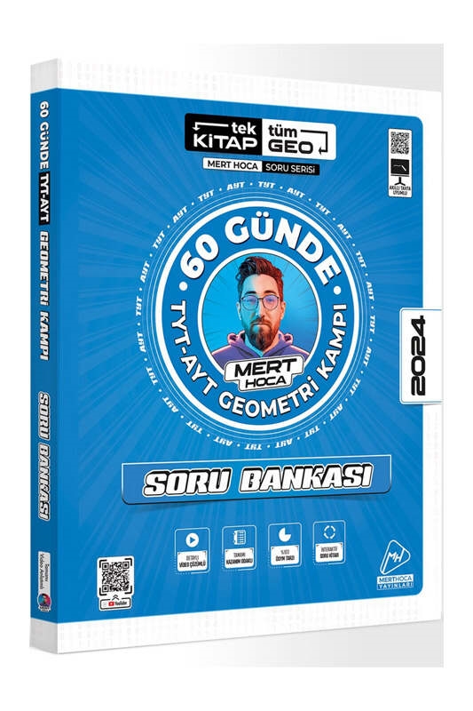 resm KR Akademi Yayınları 2024 60 Günde Geometri TYT-AYT Kampı Soru Bankası