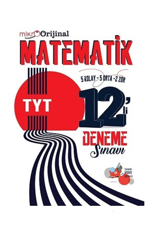 resm Orjinal Yayınları 2024 Mikro TYT Matematik 12 Deneme Sınavı