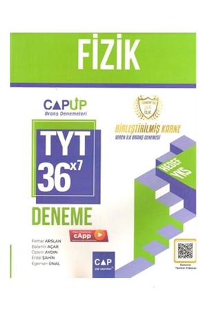 Resim Çap Yayınları 2024 TYT Fizik 36x7 Up Deneme