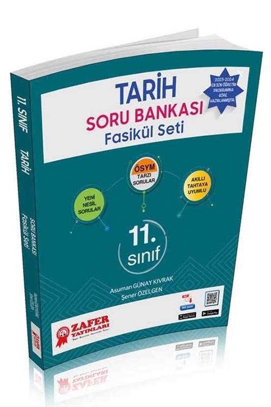 resm 11. Sınıf Tarih Soru Bankası Fasikül Seti Zafer Yayınları