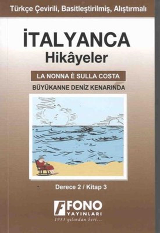 resm İtalyanca Hikayeler Büyükanne Deniz Kenarında Derece 2 Kitap 3