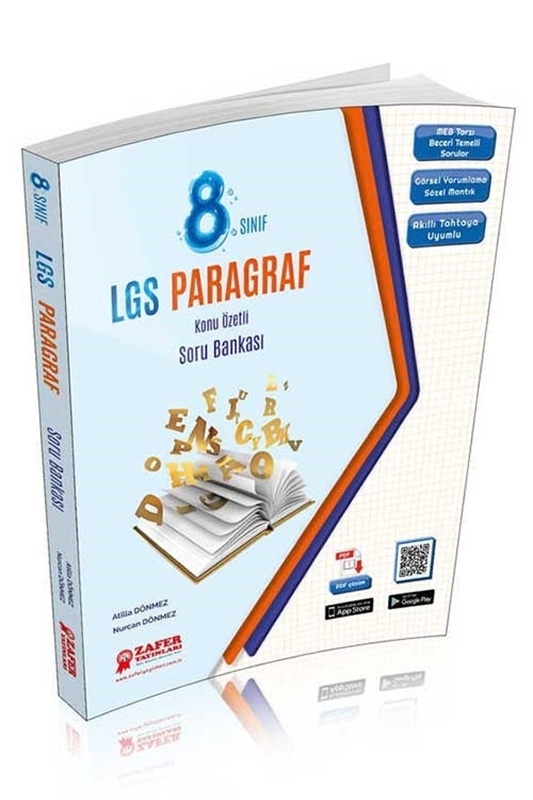 resm 8. Sınıf LGS Paragraf Soru Bankası Zafer Yayınları