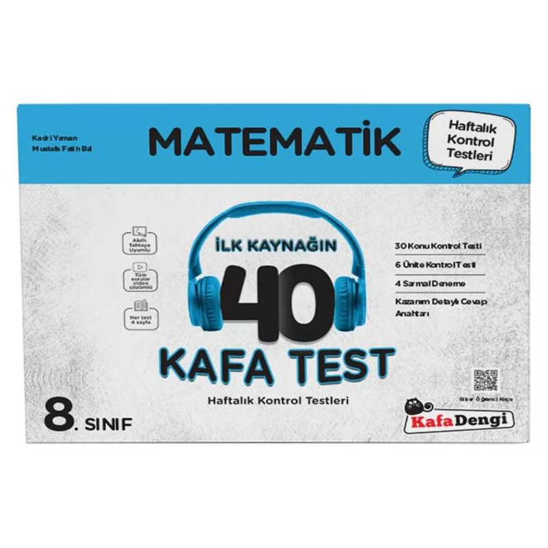 resm Kafadengi Yayınları 8. Sınıf Matematik İlk Kaynağın 40 Kafa Test
