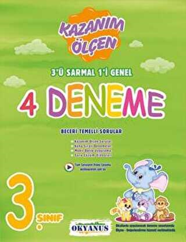 resm Okyanus Yayınları 3. Sınıf 4`lü Deneme