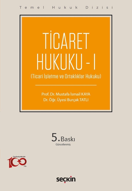 resm Ticaret Hukuku – I (THD)