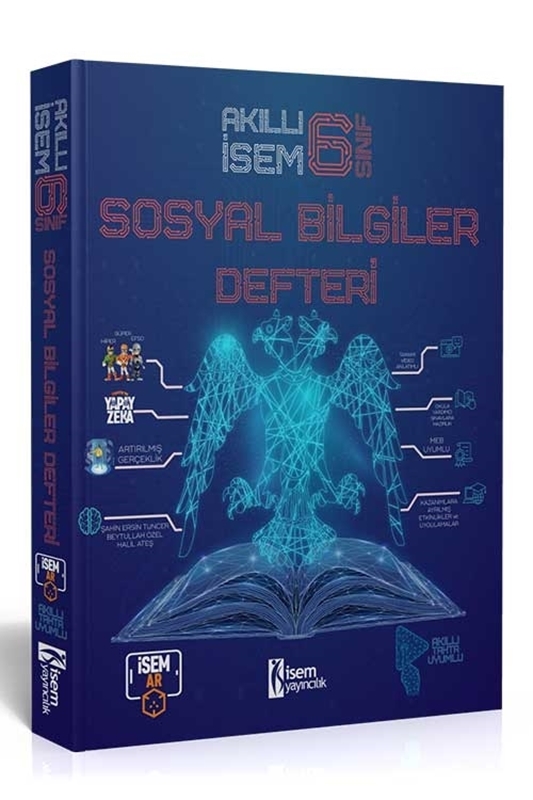 resm 2024 Akıllı İsem 6. Sınıf Sosyal Bilgiler Defteri İsem Yayıncılık