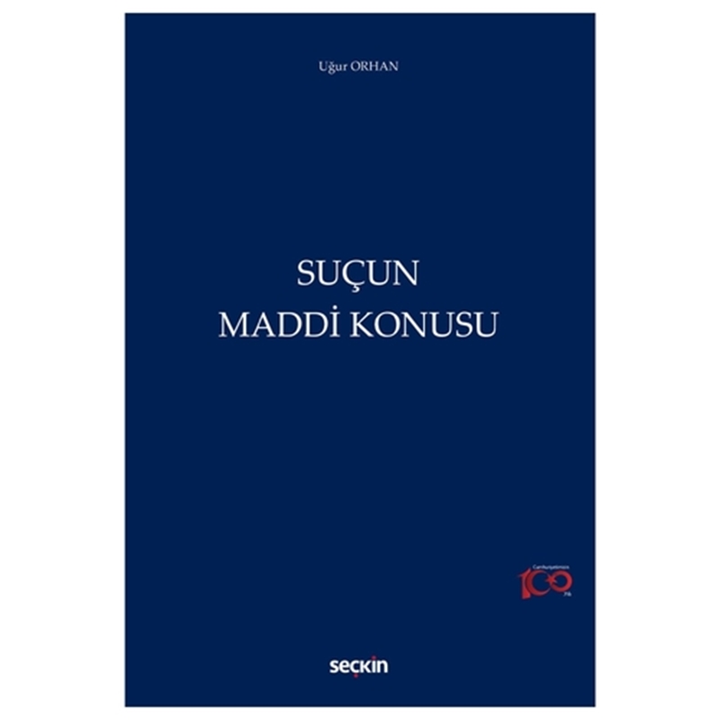resm Suçun Maddi Konusu - Uğur Orhan