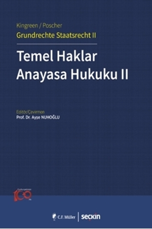Resim Kingreen/Poscher – Grundrechte Staatsrecht IITemel Haklar, Anayasa Hukuku II