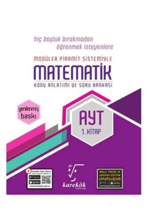 Resim Karekök Yayınları AYT Matematik Konu Anlatımlı Soru Bankası 1.Kitap