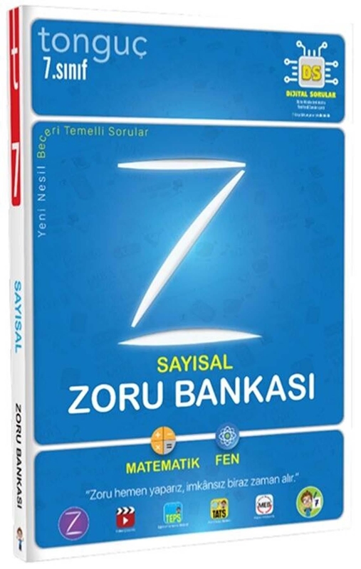resm Tonguç Akademi 7. Sınıf Sayısal Zoru Bankası
