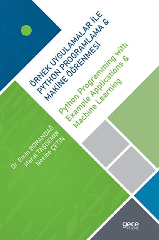resm Örnek Uygulamalar İle Python Programlama Makine Öğrenmesi