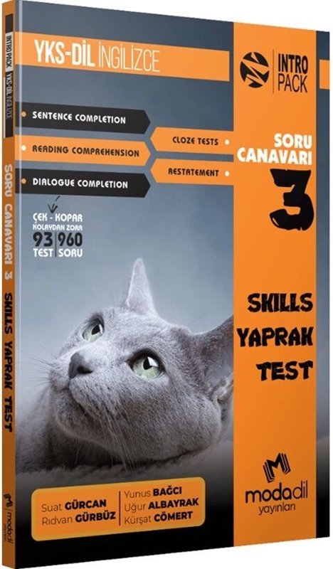resm Modadil Yayınları YKS DİL İngilizce Soru Canavarı 3 Skills Yaprak Test