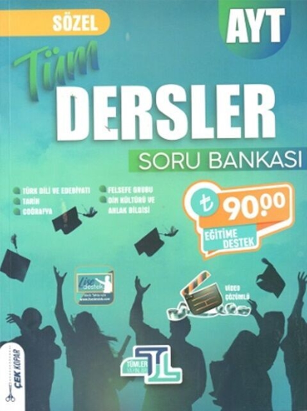 resm Tümler Yayınları AYT Tüm Dersler Sözel Soru Bankası
