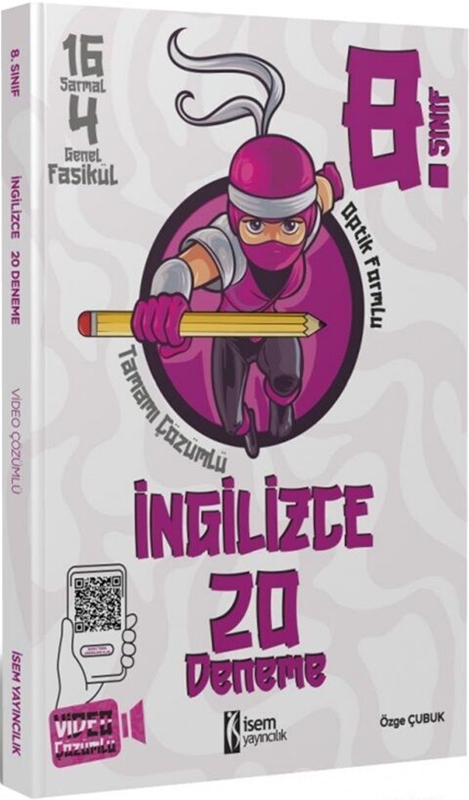resm İsem Yayınları 8. Sınıf İngilizce 20 Deneme
