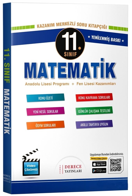 resm Sonuç Derece Yayınları 11. Sınıf Matematik Modüler Set