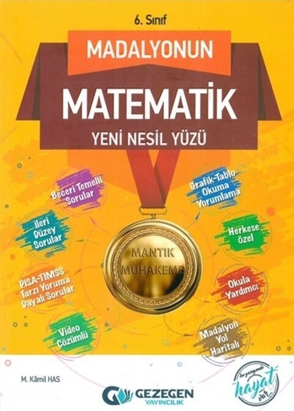 resm Gezegen Yayınları 6. Sınıf Madalyonun Matematik Yüzü