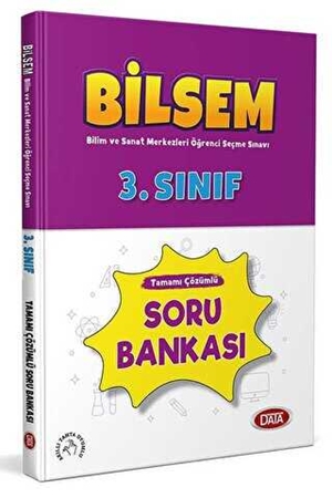 Resim Data Yayınları 3. Sınıf Bilsem Tamamı Çözümlü Soru Bankası
