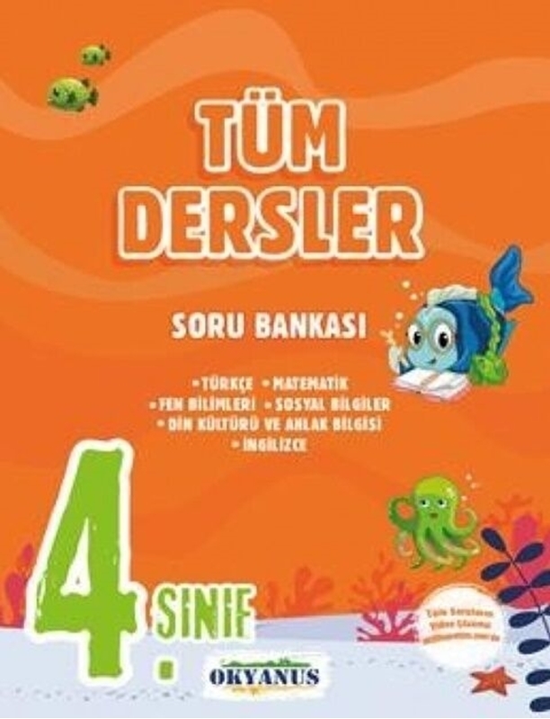 resm Okyanus Yayınları 4. Sınıf Tüm Dersler Soru Bankası