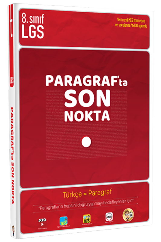 resm Tonguç Akademi 8. Sınıf LGS Paragrafta Son Nokta Soru Bankası