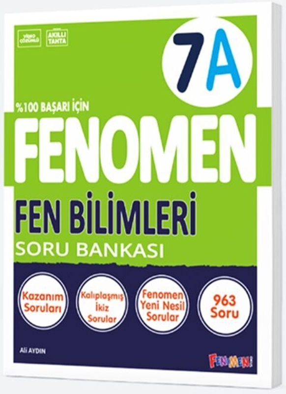 resm Fenomen Okul Yayınları 7. Sınıf Fen Bilimleri A Fenomen Soru Bankası