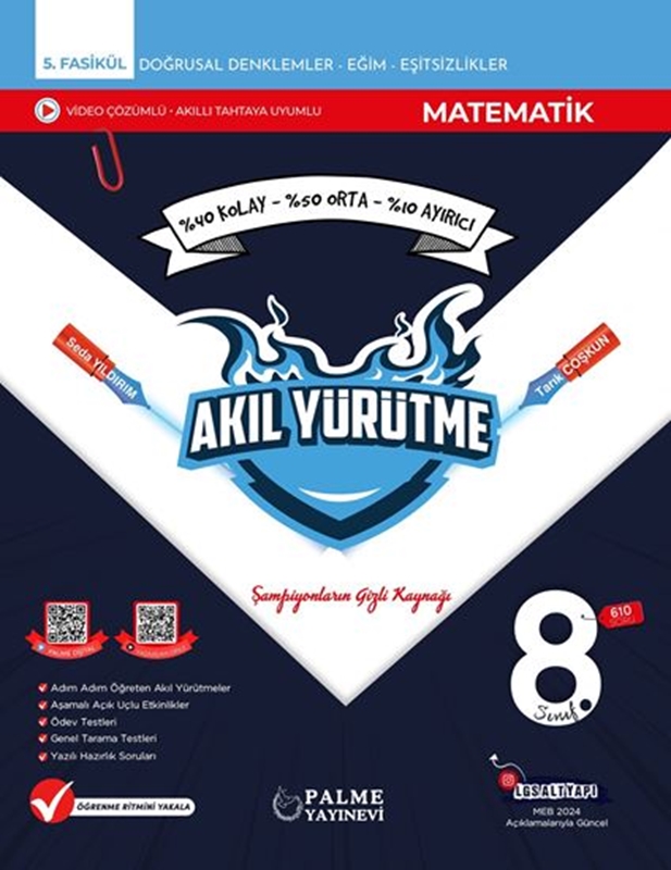 resm 8. Sınıf Akıl Yürütme Matematik Video Çözümlü