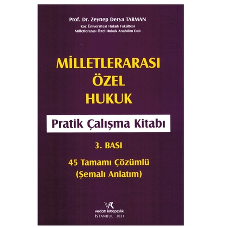 resm Milletlerarası Özel Hukuk Pratik Çalışma Kitabı - Zeynep Derya Tarman