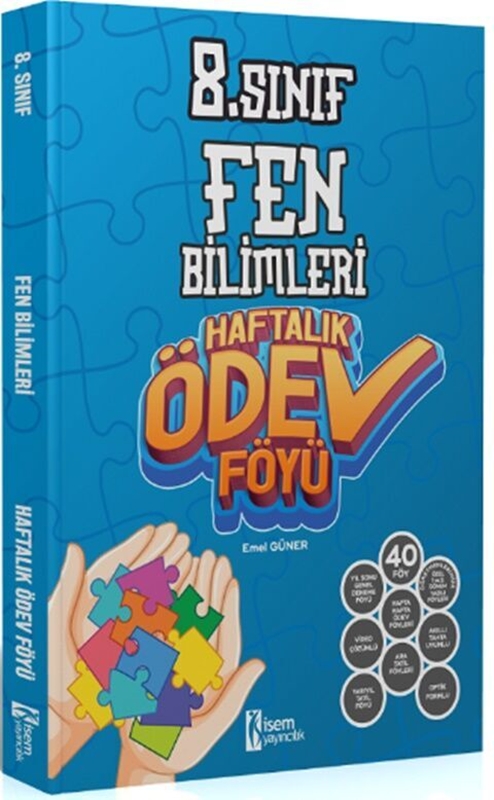 resm İsem Yayınları 8. Sınıf Fen Bilimleri Haftalık Ödev Föyü