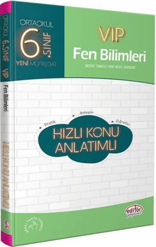 resm 6. Sınıf VIP Fen Bilimleri Hızlı Konu Anlatımlı