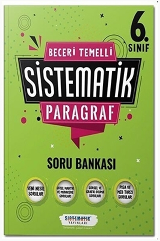 resm Sistematik Yayınları 6. Sınıf Paragraf Sistematik Soru Bankası