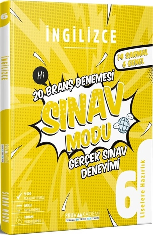 resm Pruva Akademi 6. Sınıf İngilizce Deneme
