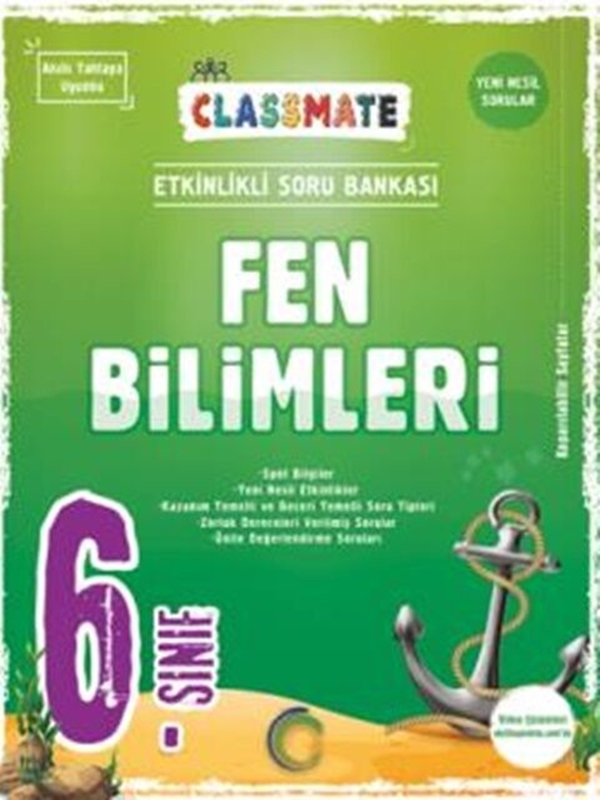 resm Okyanus Yayınları 6. Sınıf Fen Bilimleri Classmate Soru Bankası