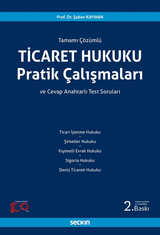 resm Ticaret Hukuku Pratik Çalışmaları