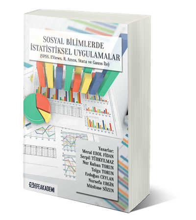 Resim Sosyal Bilimlerde İstatistiksel Uygulamalar (SPSS, EVİEWS, R, Amos, Stata ve Gauss İle)
