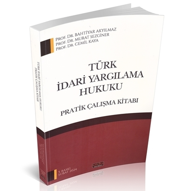 resm Türk İdari Yargılama Hukuku Pratik Çalışma Kitabı