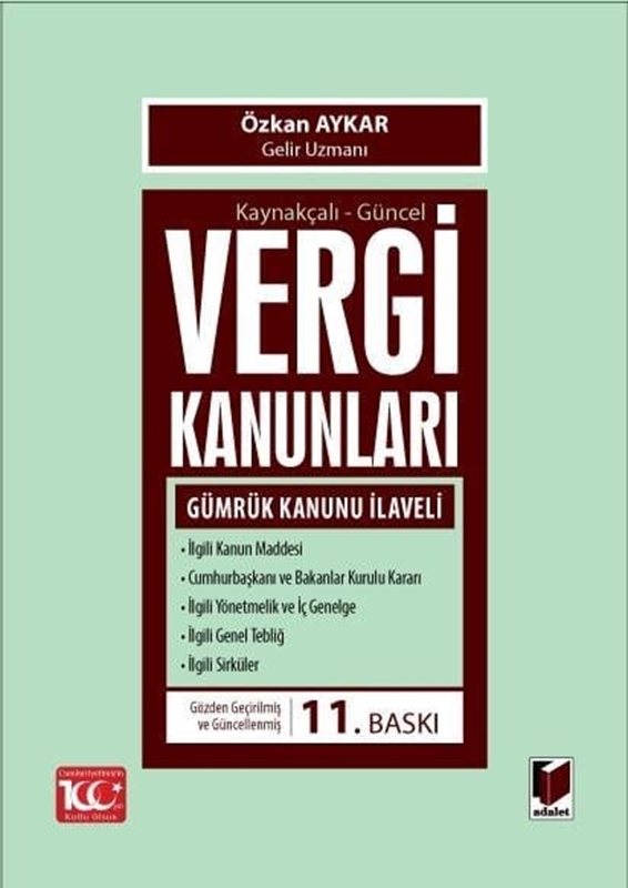 resm Kaynakçalı-Güncel Vergi Kanunları