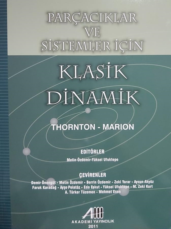 resm Parçacıklar ve Sistemler için Klasik Dinamik