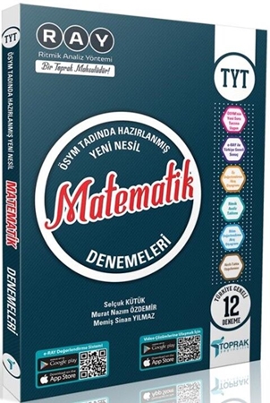 Resim Toprak Yayıncılık TYT Matematik 12 li Deneme Kitabı