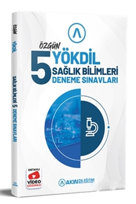 resm Akın Dil Yayınları Yökdil Sağlık Bilimleri 5 Özgün Deneme Sınavı