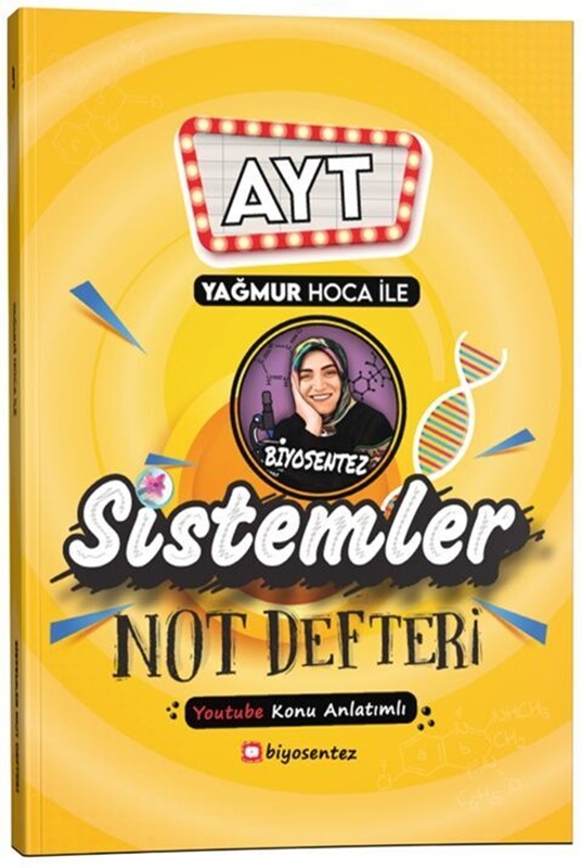resm Yağmur Hoca ile AYT Biyosentez Sistemler Not Defteri Tamamı El Yazılı