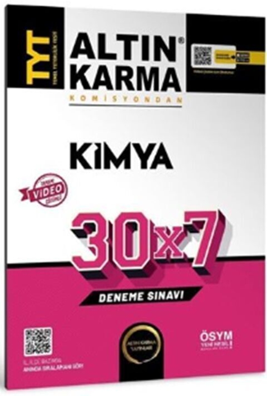 resm Altın Karma Yayınları TYT Kimya 30 x 7 Deneme
