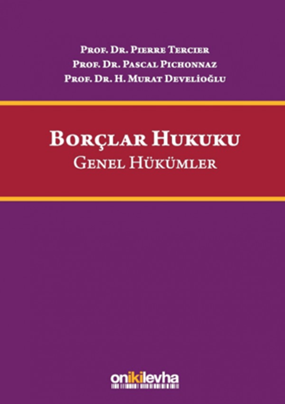 resm Borçlar Hukuku Genel Hükümler