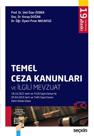 Resim Temel Ceza Kanunları ve İlgili Mevzuat