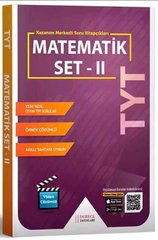 resm Sonuç Derece Yayınları TYT Matematik Set 2
