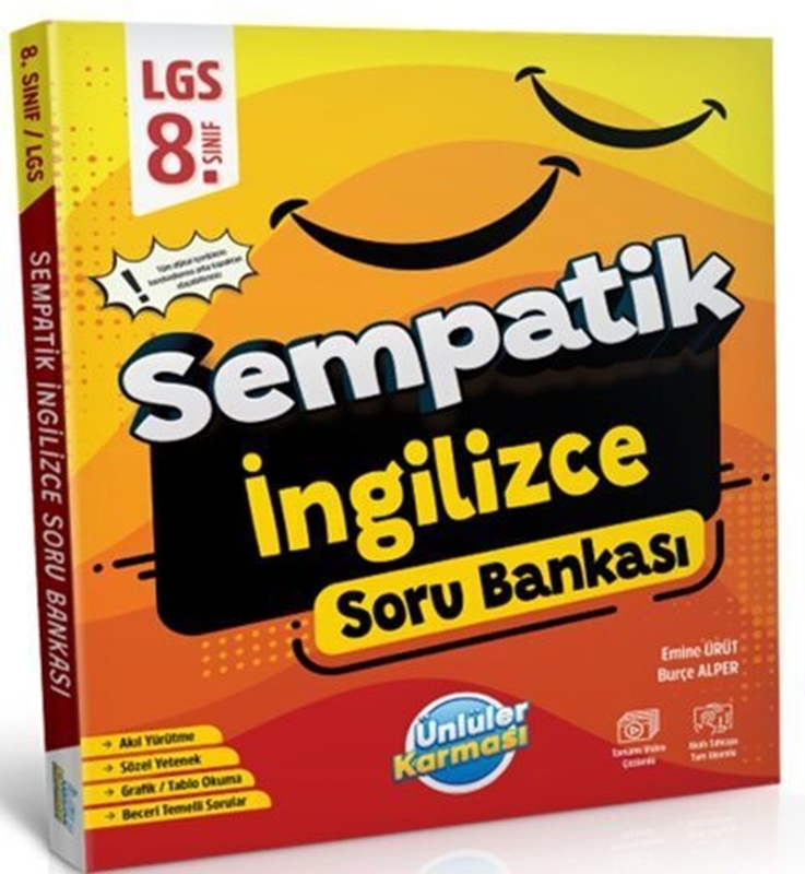 resm 8. Sınıf İngilizce Soru Bankası