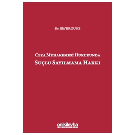 Resim Ceza Muhakemesi Hukukunda Suçlu Sayılmama Hakkı