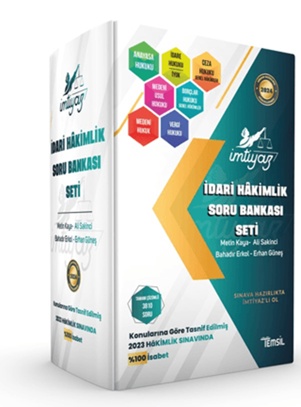 resm İmtiyaz İdari Hakimlik Soru Bankası Seti