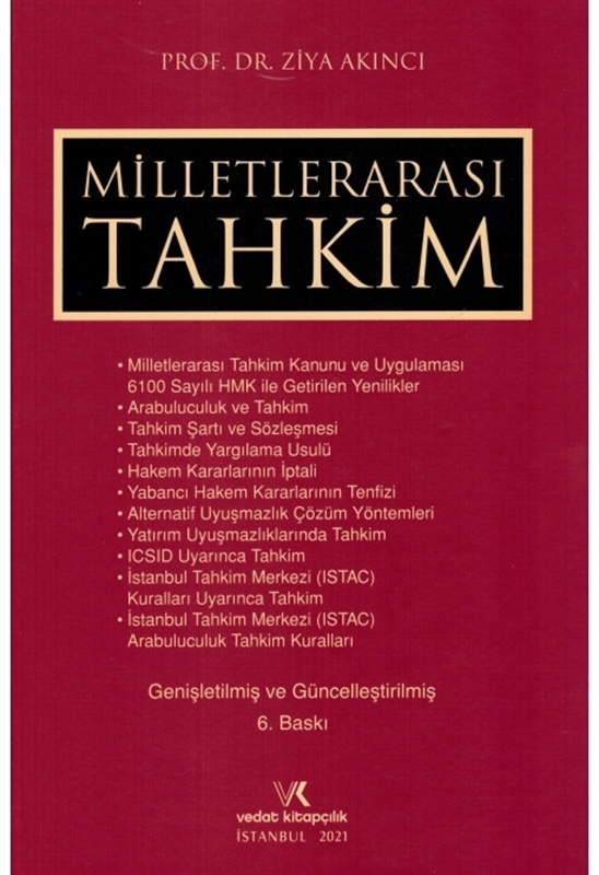 resm Milletlerarası Tahkim 6.baskı