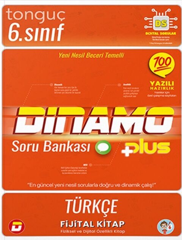 resm Tonguç Akademi 6. Sınıf Türkçe Dinamo Plus Soru Bankası